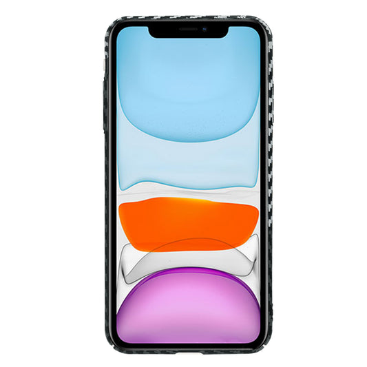 Maska za Apple iPhone XR, Techsuit, Carbonite FiberShell, Crno Siva