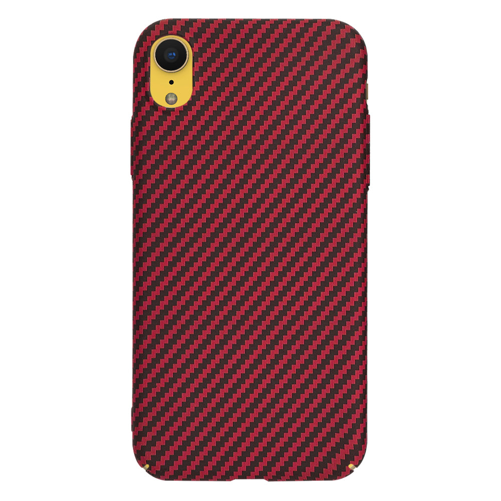 Maska za Apple iPhone XR, Techsuit, Carbonite FiberShell, Crvena