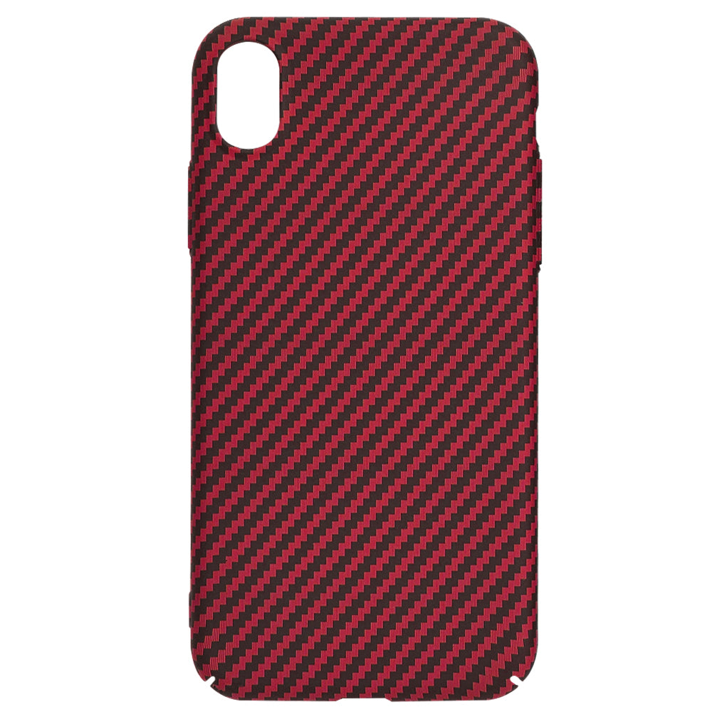 Maska za Apple iPhone XR, Techsuit, Carbonite FiberShell, Crvena