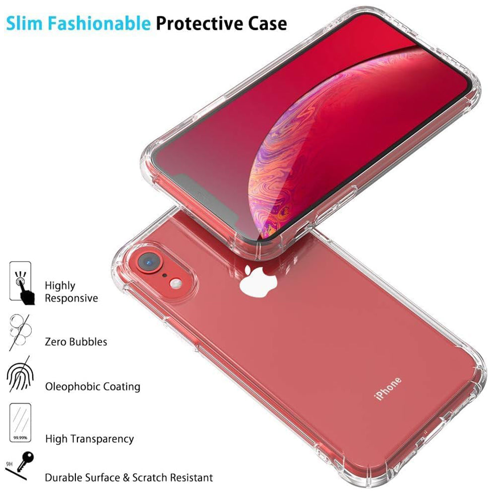 Maska za Apple iPhone XR, Techsuit, Shockproof Clear, Prozirna