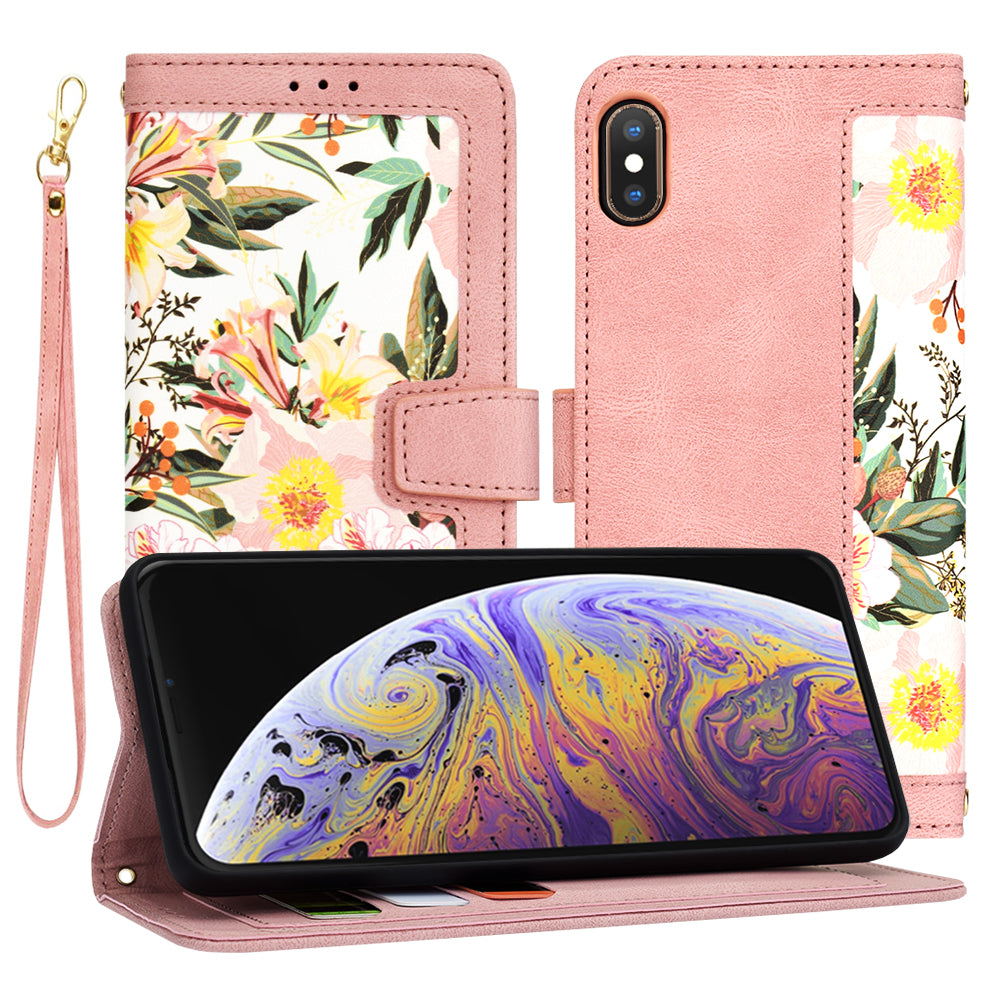 Futrola za Apple iPhone XS Max, Techsuit, FlipCraft, Roza