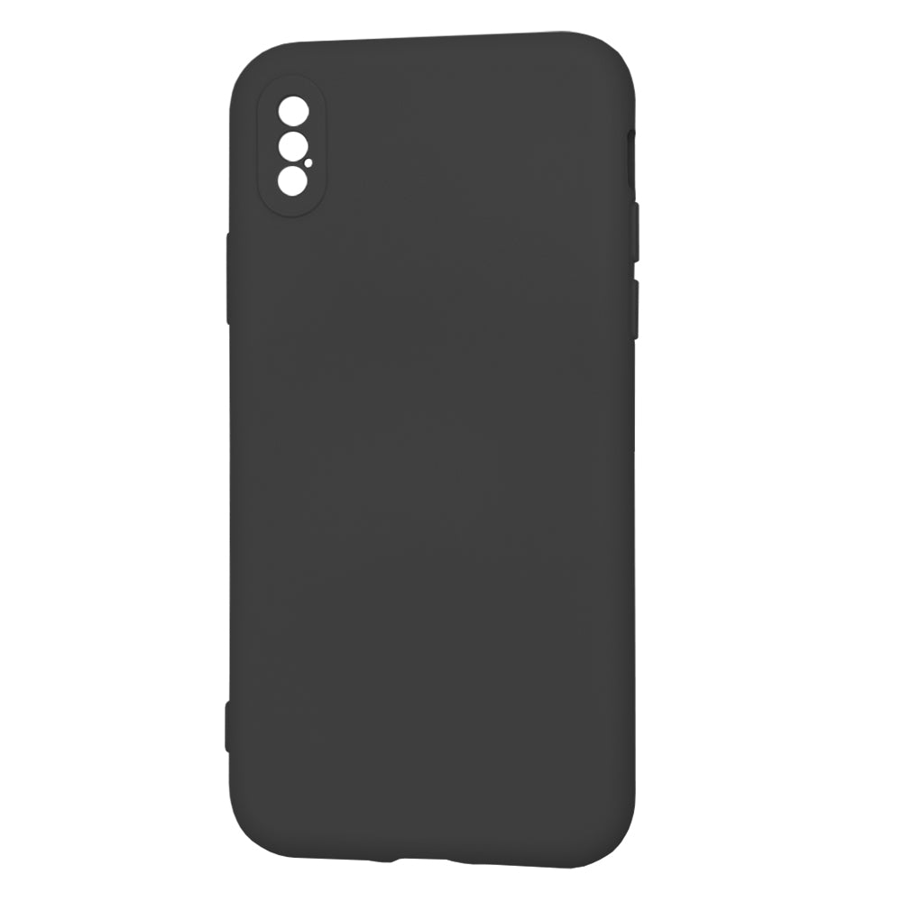 Maska za Apple iPhone XS / X, Techsuit, SoftFlex, Crna