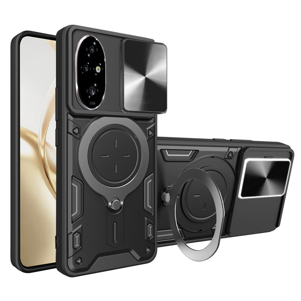 Maska za Honor 200 Pro, Techsuit, CamGuard Pro, Crna