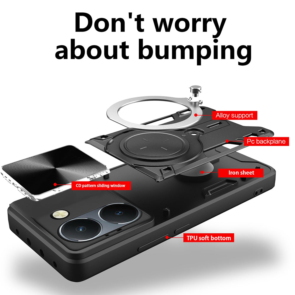 Maska za Honor 200, Techsuit, CamGuard Pro, Crna