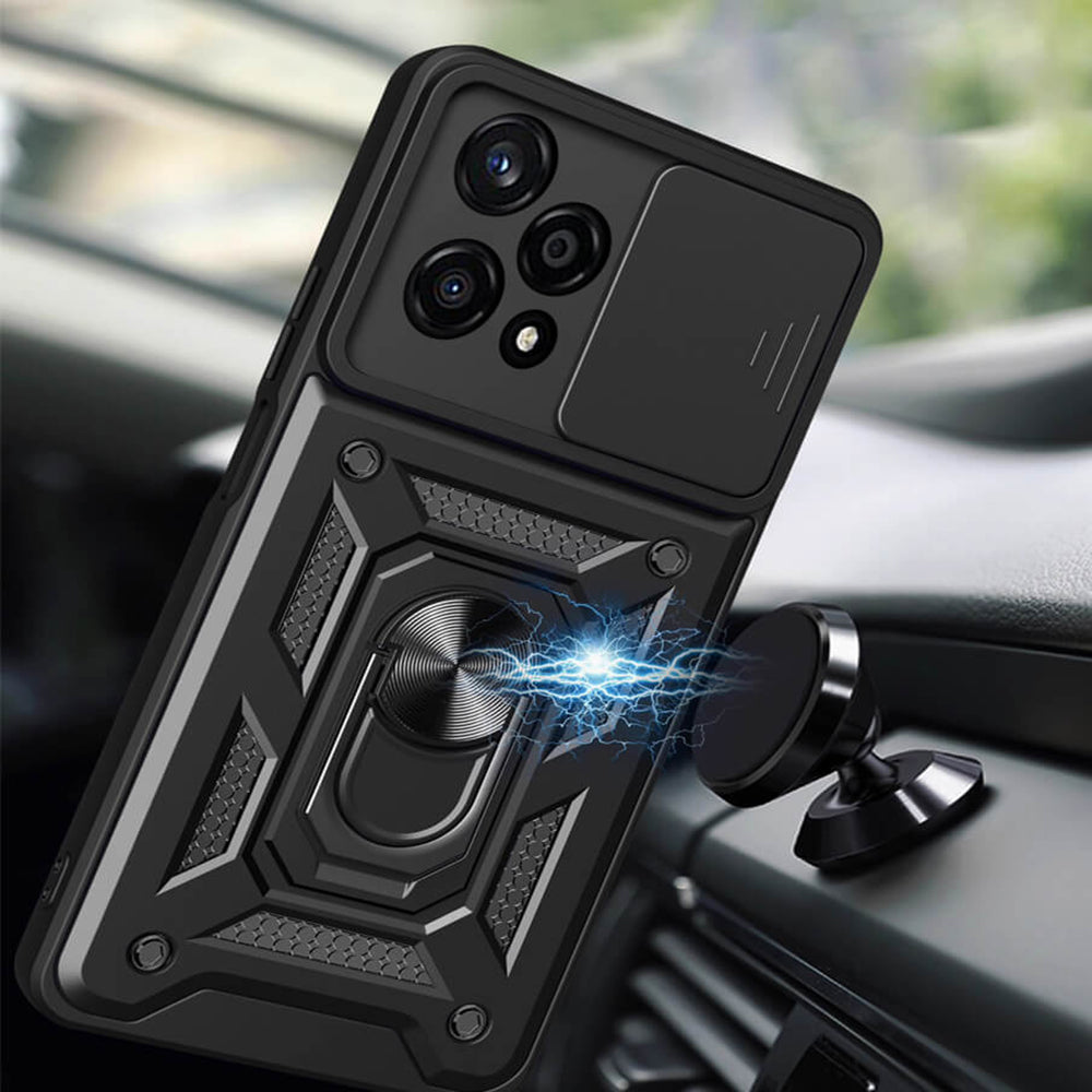 Maska za Honor 200, Techsuit, CamShield, Crna
