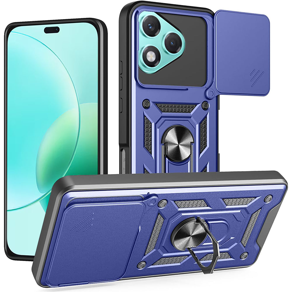 Maska za Honor 400 Lite, Techsuit, CamShield, Plava