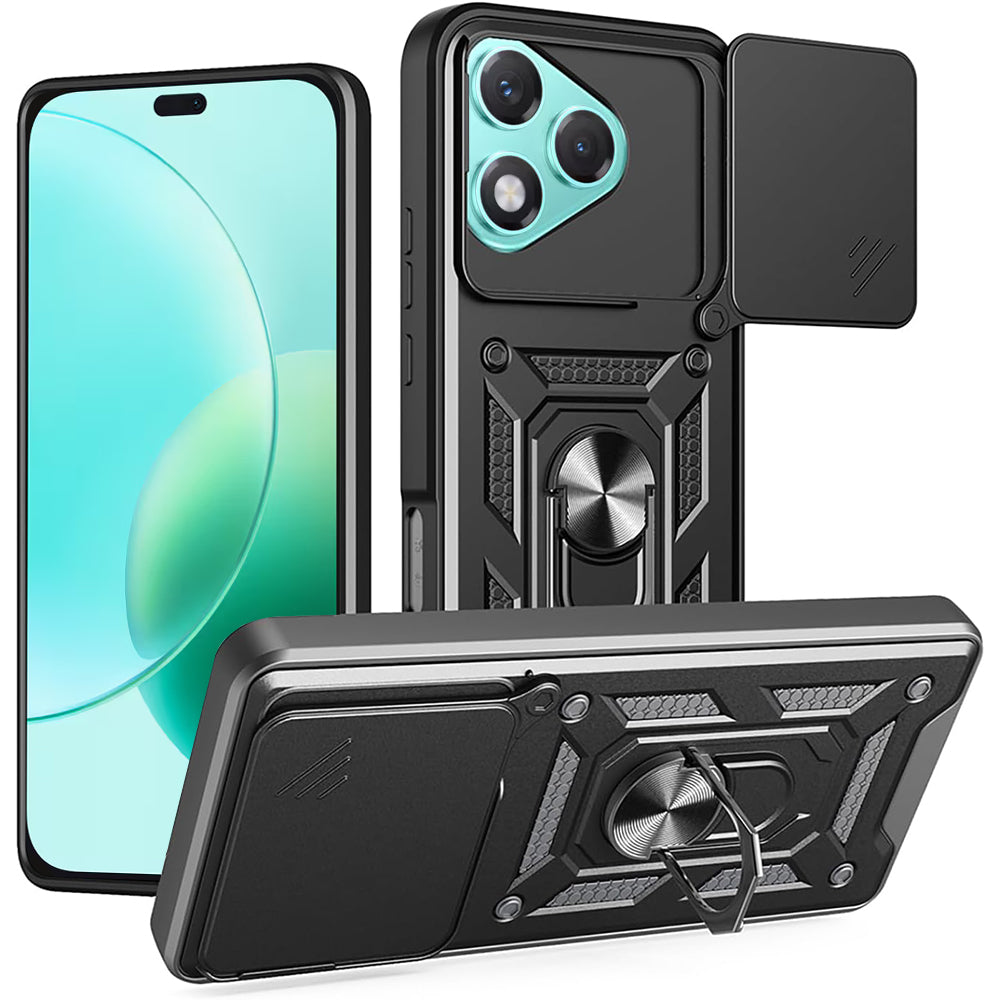 Maska za Honor 400 Lite, Techsuit, CamShield, Crna
