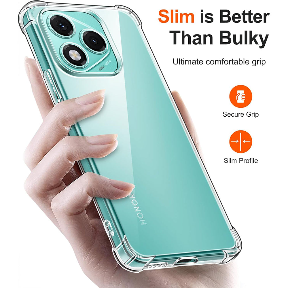 Maska za Honor 400 Lite, Techsuit, Shockproof Clear, Prozirna