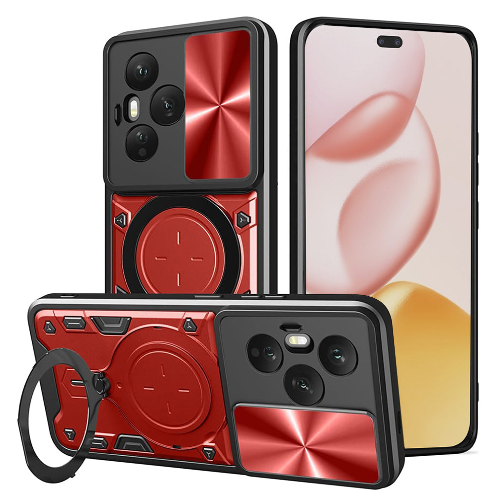 Maska za Honor 400 Pro, Techsuit, CamGuard Pro, Crvena