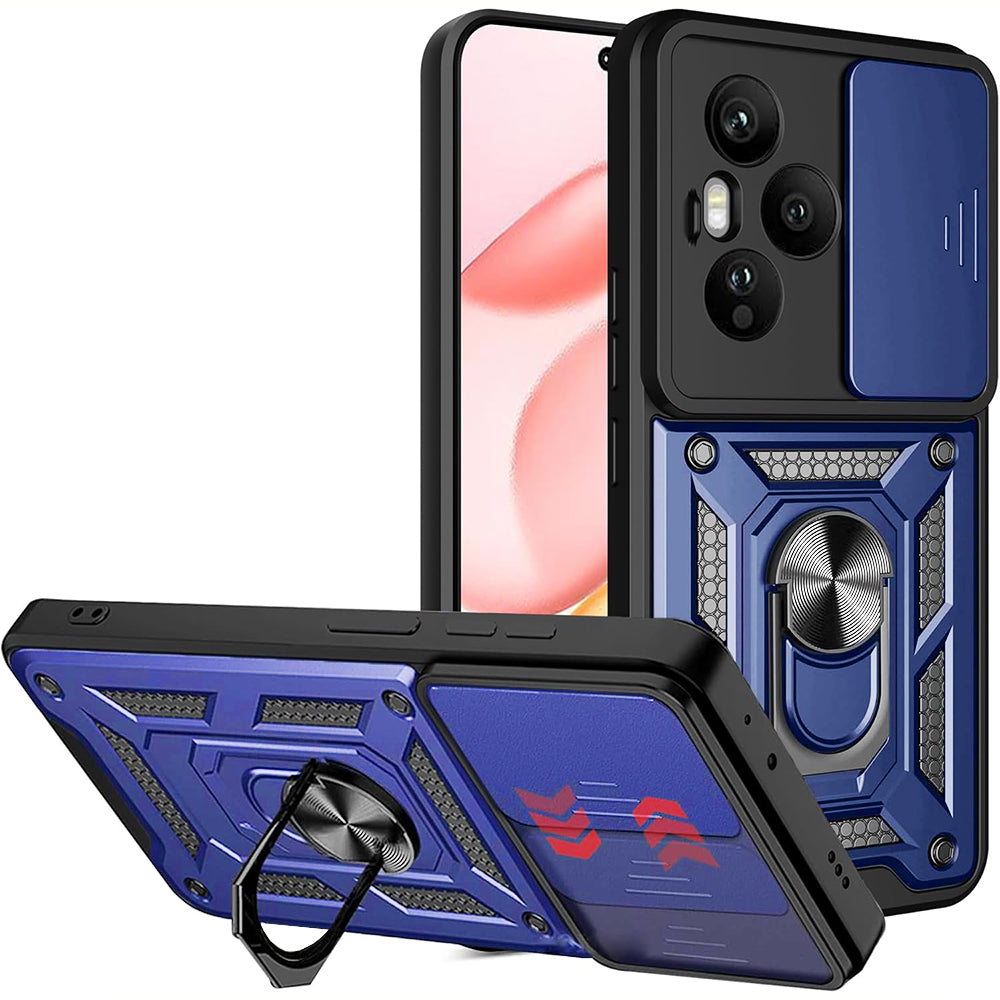 Maska za Honor 400 Pro, Techsuit, CamShield, Plava