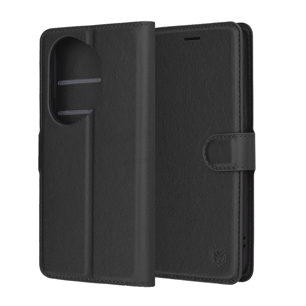 Futrola za Honor 400 Pro, Techsuit, Kožna Folio, Crna