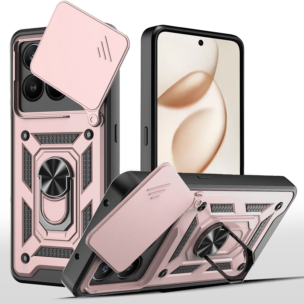 Futrola za Honor 400 Smart 4G / X7d 4G / 400 Smart 5G, Techsuit, CamShield, Roza