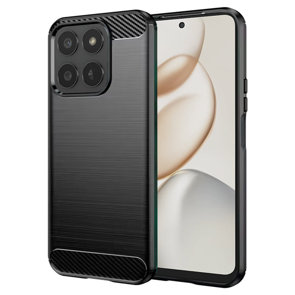 Futrola za Honor 400 Smart 4G / X7d 4G / 400 Smart 5G, Techsuit, Karbon, Crna