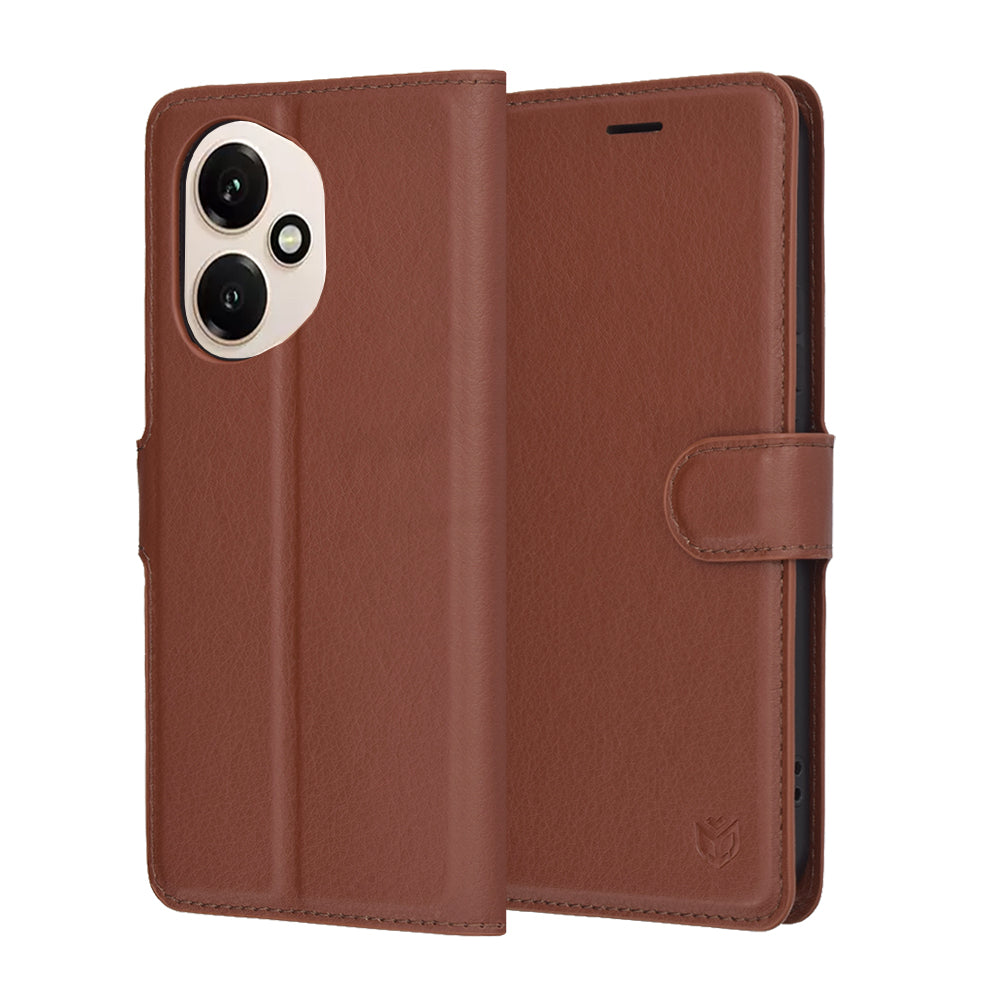 Futrola za Honor 400, Techsuit, Kožna Folio, Smeđa