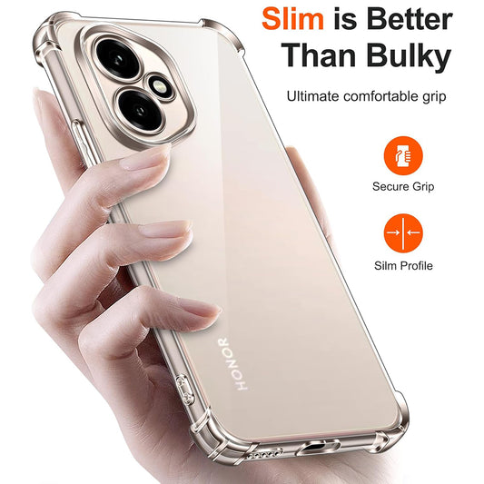 Maska za Honor 400, Techsuit, Shockproof Clear, Prozirna