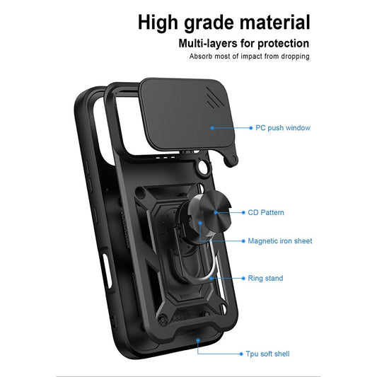 Maska za Honor 600, OEM, CamShield, Crna