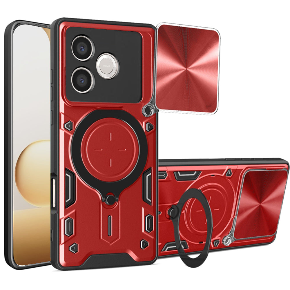 Futrola za Honor 600 Lite, Techsuit, CamGuard Pro, Crvena