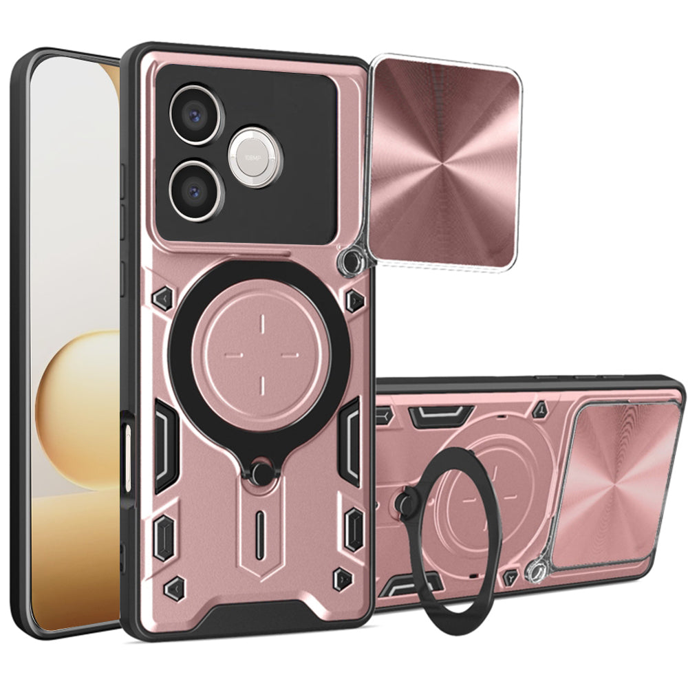 Futrola za Honor 600 Lite, Techsuit, CamGuard Pro, Zlatno Roza