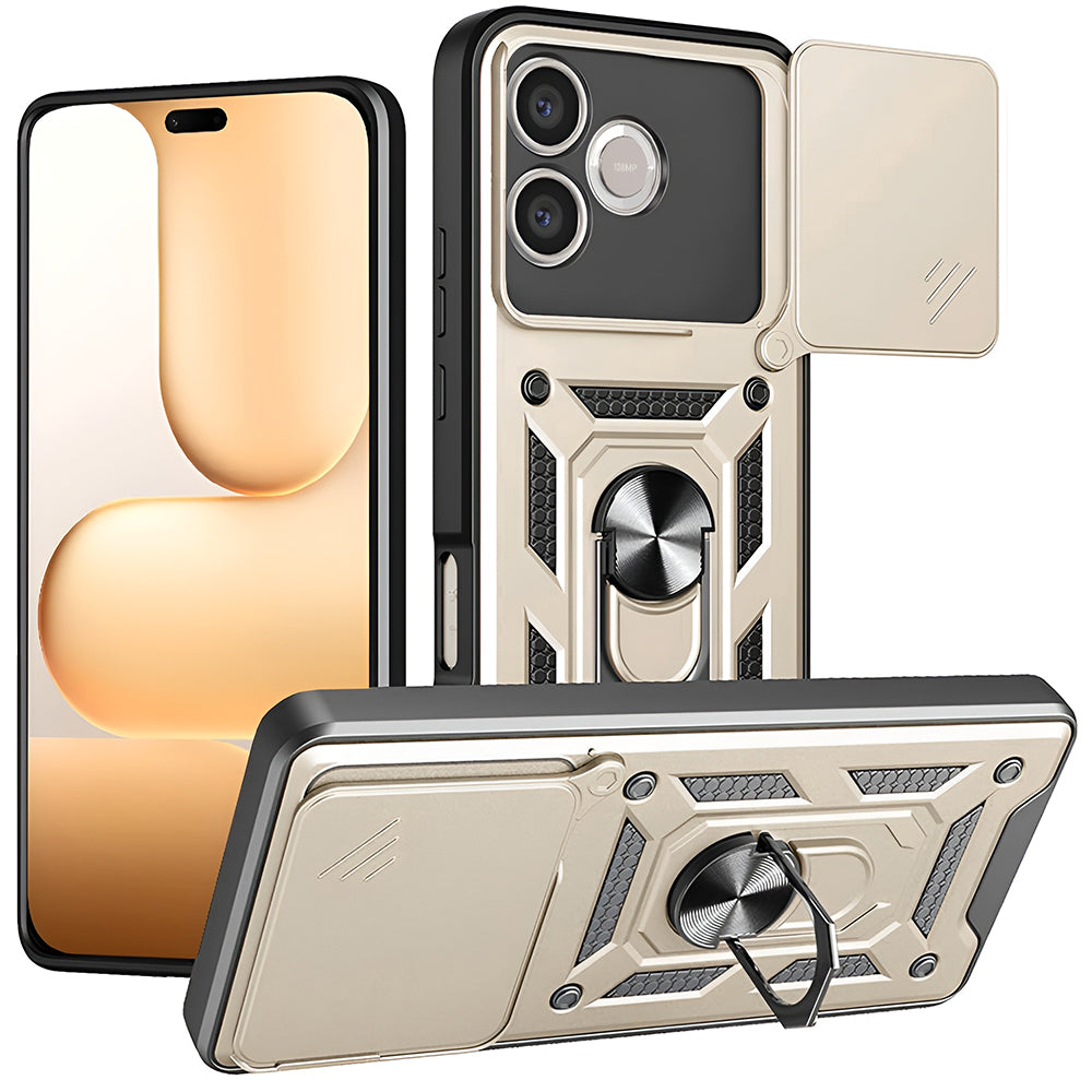 Futrola za Honor 600 Lite, Techsuit, CamShield, Zlatna
