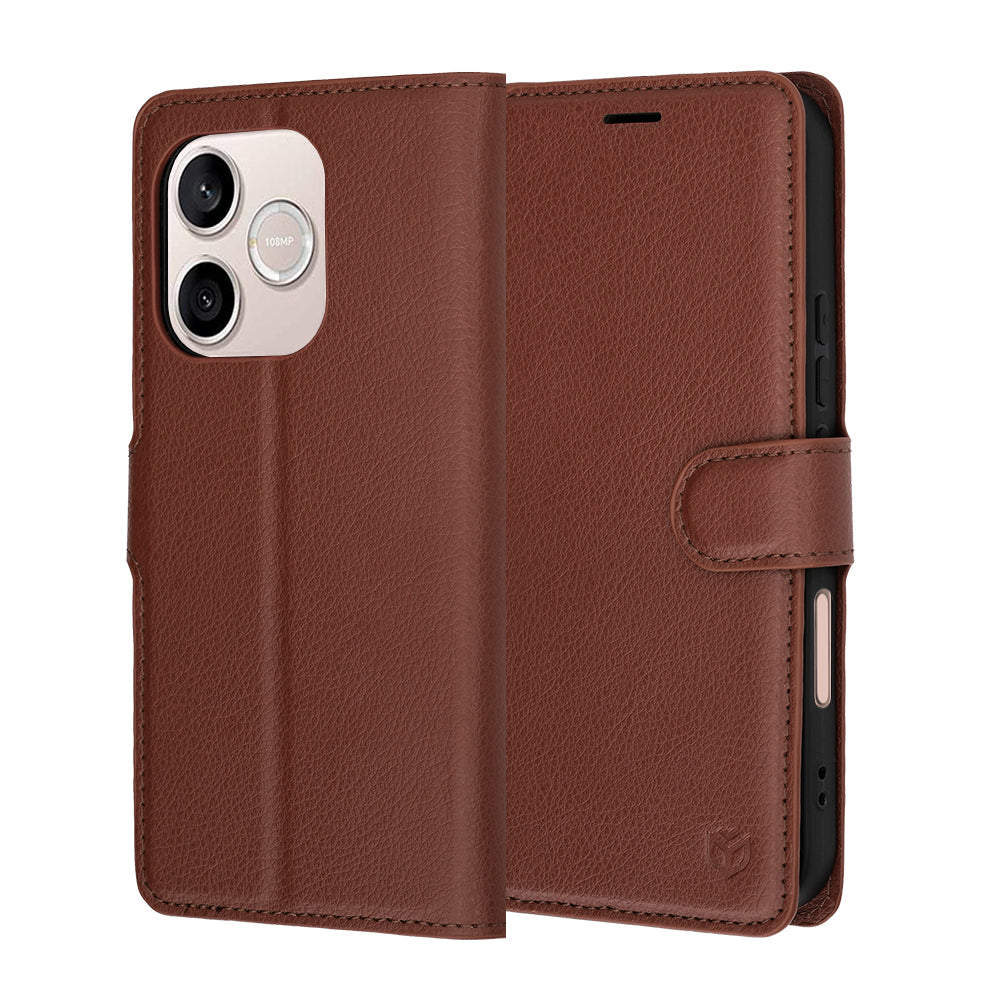 Futrola za Honor 600 Lite, Techsuit, Leather Folio, smeđa