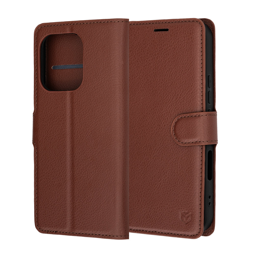 Futrola za Honor 600 Lite, Techsuit, Leather Folio, smeđa