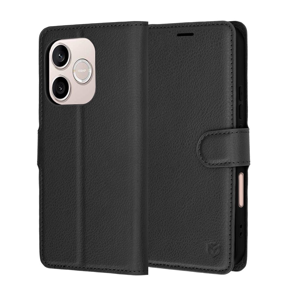 Futrola za Honor 600 Lite, Techsuit, Leather Folio, Crna