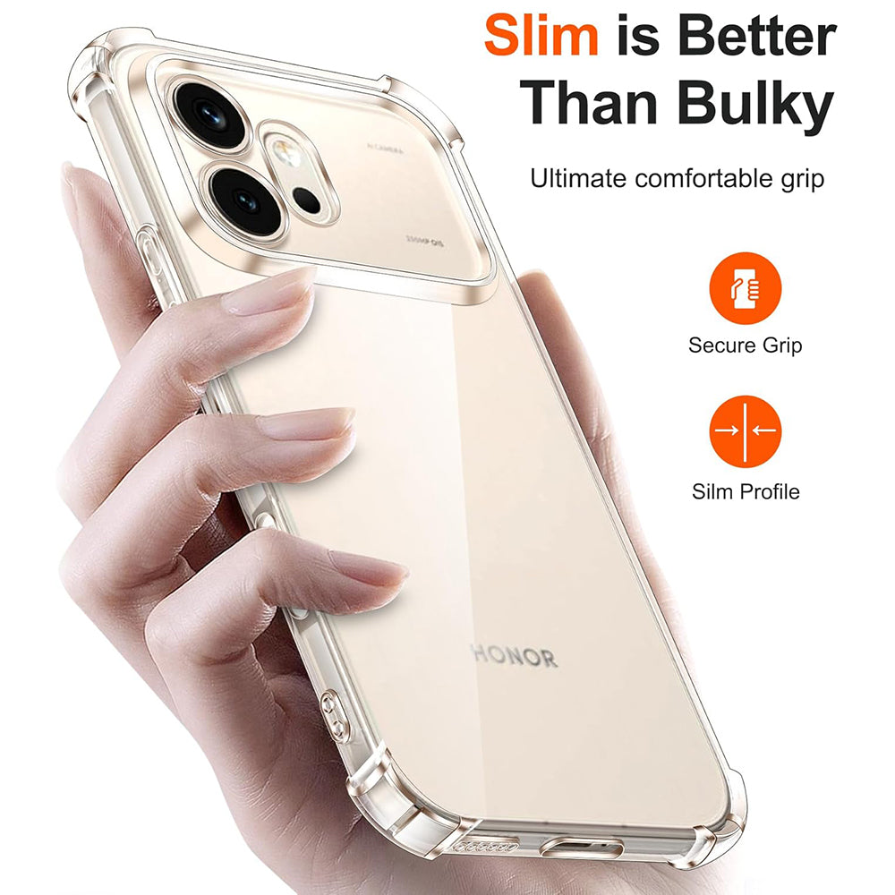 Futrola za Honor 600, Techsuit, Shockproof Clear, Prozirna