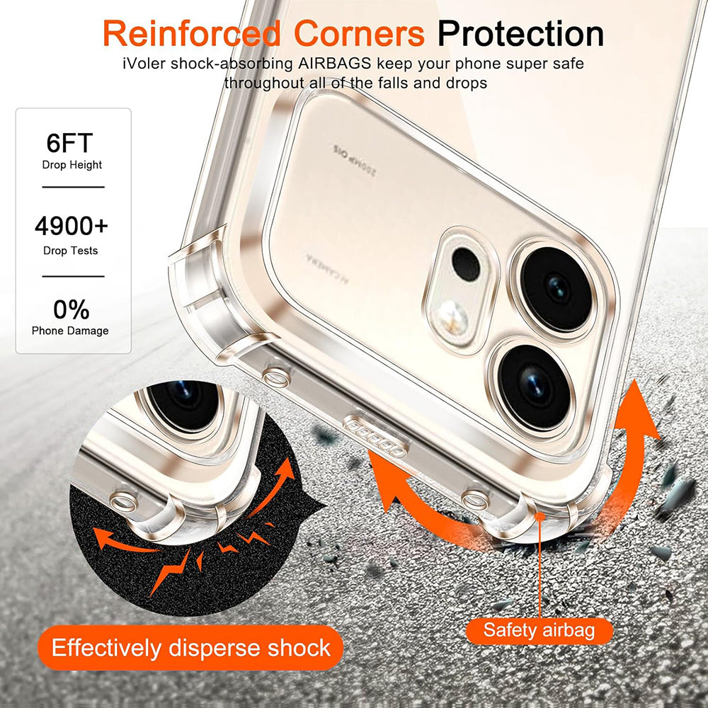 Futrola za Honor 600, Techsuit, Shockproof Clear, Prozirna