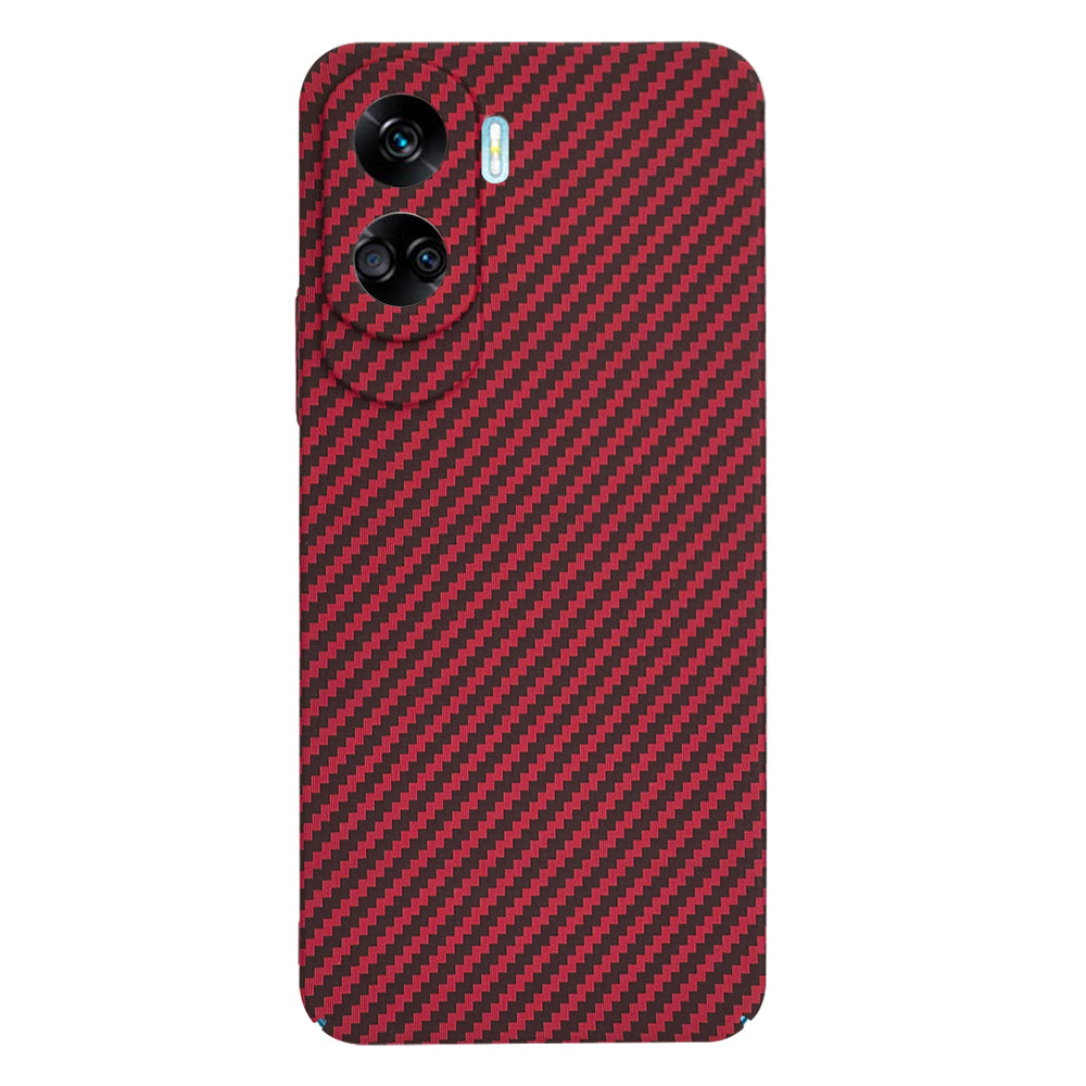 Maska za Honor 90 Lite, Techsuit, Carbonite FiberShell, Crvena