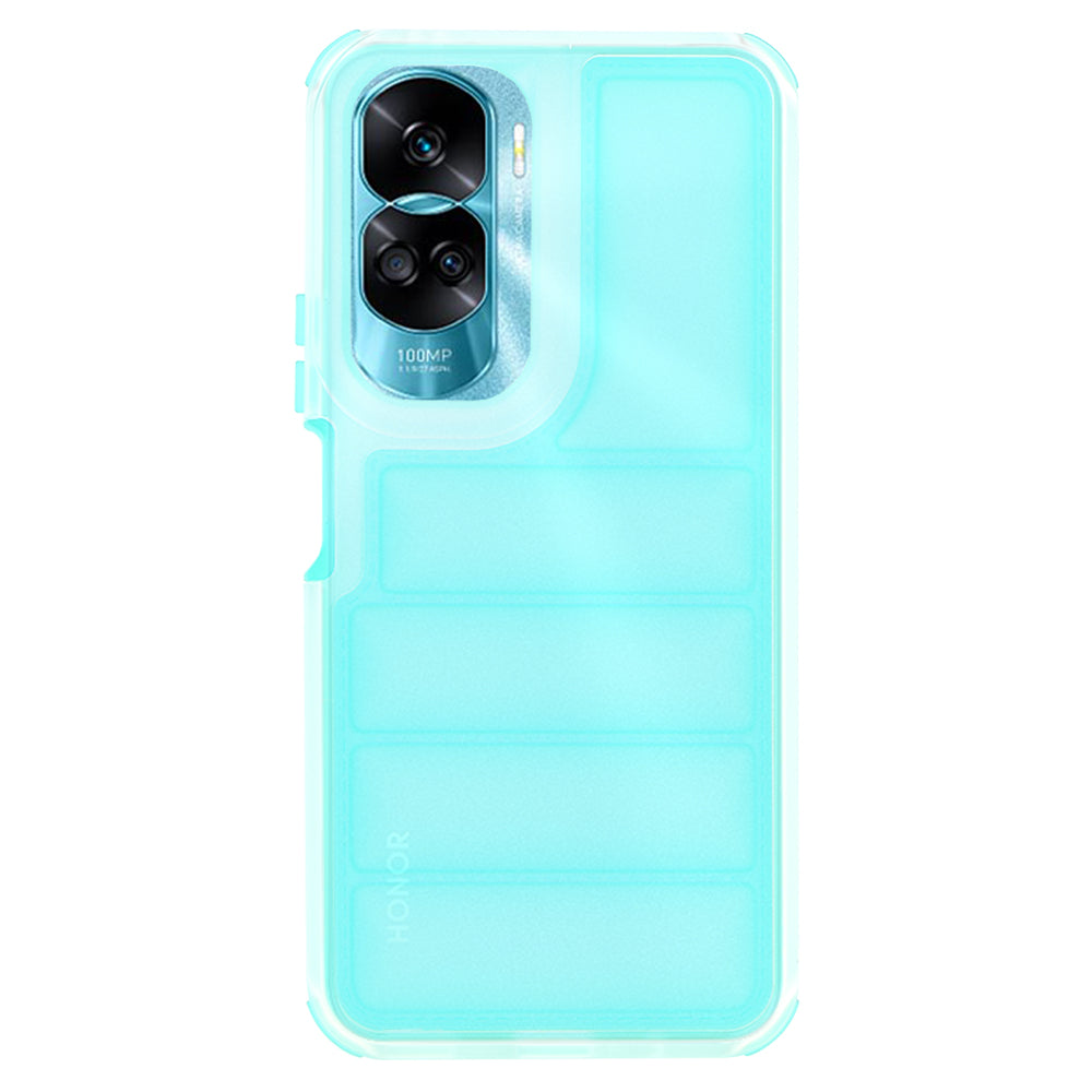 Maska za Honor 90 Lite, Techsuit, Wave Shield, Tirkizna