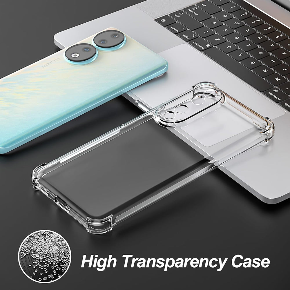 Maska za Honor 90 Pro, Techsuit, Shockproof Clear, Prozirna