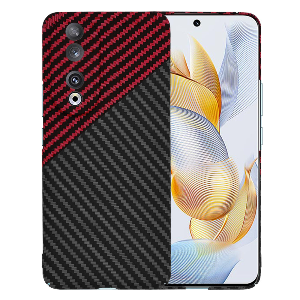 Maska za Honor 90, Techsuit, Carbonite FiberShell, Crno Crvena