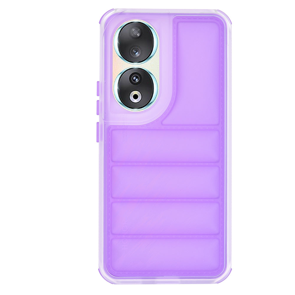 Maska za Honor 90, Techsuit, Wave Shield, Ljubičasta