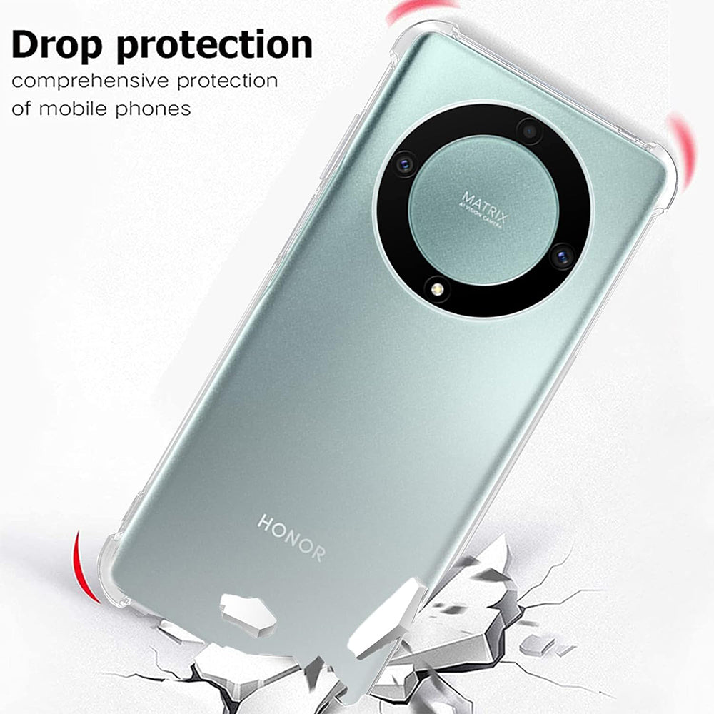 Maska za Honor Magic5 Lite, Techsuit, Shockproof Clear, Prozirna