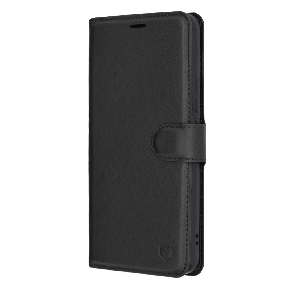 Futrola za Honor Magic5 Pro, Techsuit, Kožna Folio, Crna