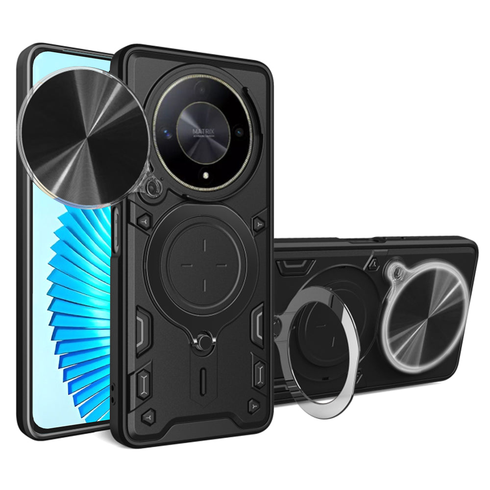 Maska za Honor Magic6 Lite, Techsuit, CamGuard Pro, Crna