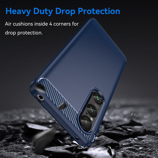 Futrola za Honor Magic6 Lite, Techsuit, Karbon, Plava