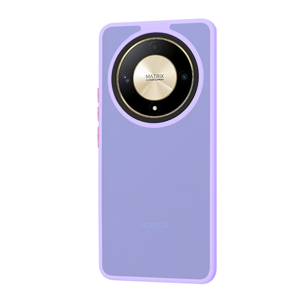 Maska za Honor Magic6 Lite, Techsuit, HaloFrost, Svijetlo Ljubičasta