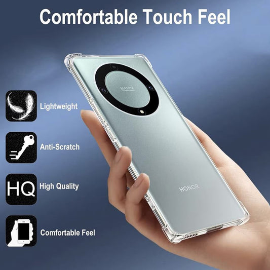 Maska za Honor Magic6 Lite, Techsuit, Shockproof Clear, Prozirna
