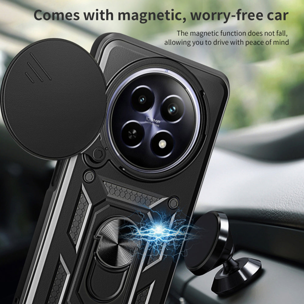 Maska za Honor Magic6 Pro, Techsuit, CamShield, Crna