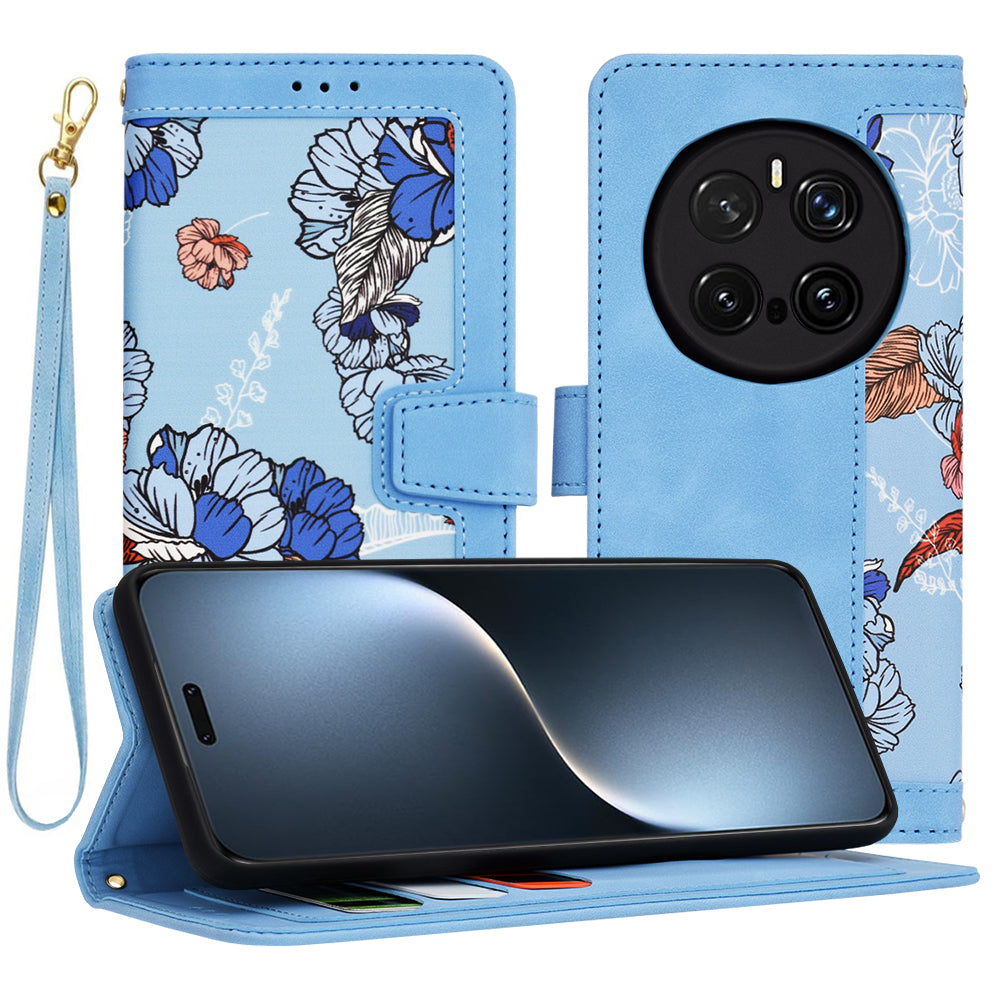 Maska za Honor Magic7 Pro, Techsuit, FlipCraft, Plava