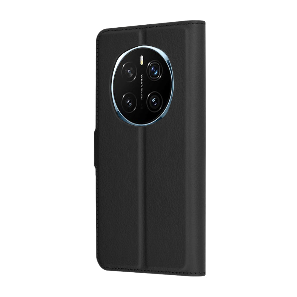 Futrola za Honor Magic7 Pro, Techsuit, Kožna Folio, Crna