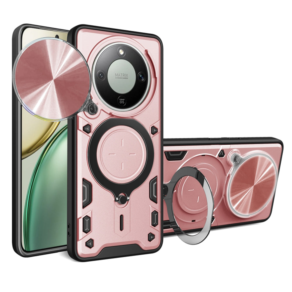 Futrola za Honor Magic8 Lite, Techsuit, CamGuard Pro, Zlatno Roza