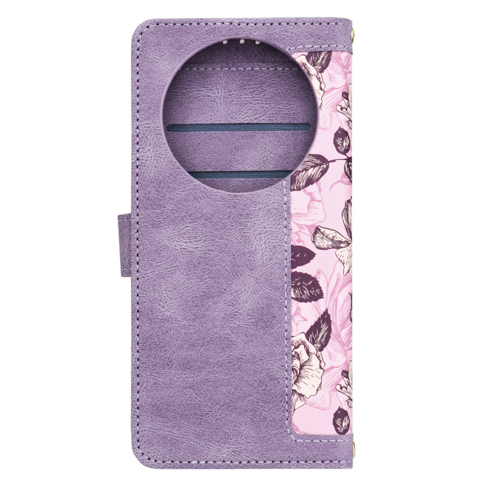 Futrola za Honor Magic8 Lite, Techsuit, FlipCraft, Ljubičasta
