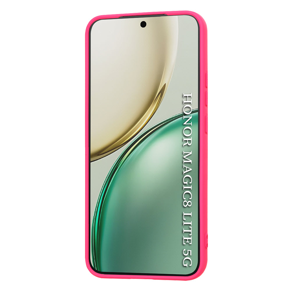 Futrola za Honor Magic8 Lite, Techsuit, SoftFlex, Tamno roza