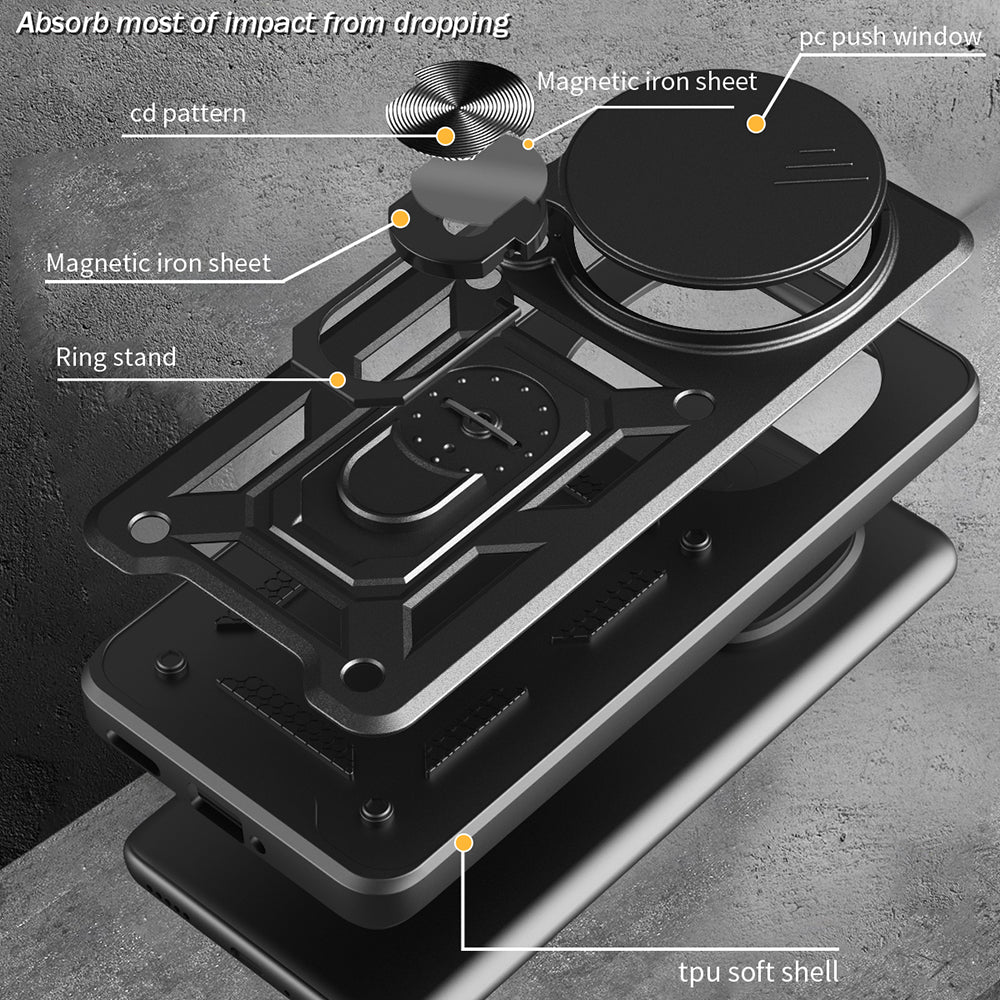 Futrola za Honor Magic8 Pro, Techsuit, CamShield, Zelena