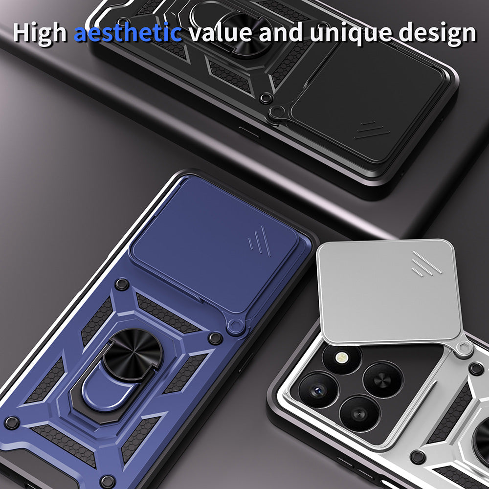 Futrola za Honor X5c Plus, Techsuit, CamShield, Zlatno Roza