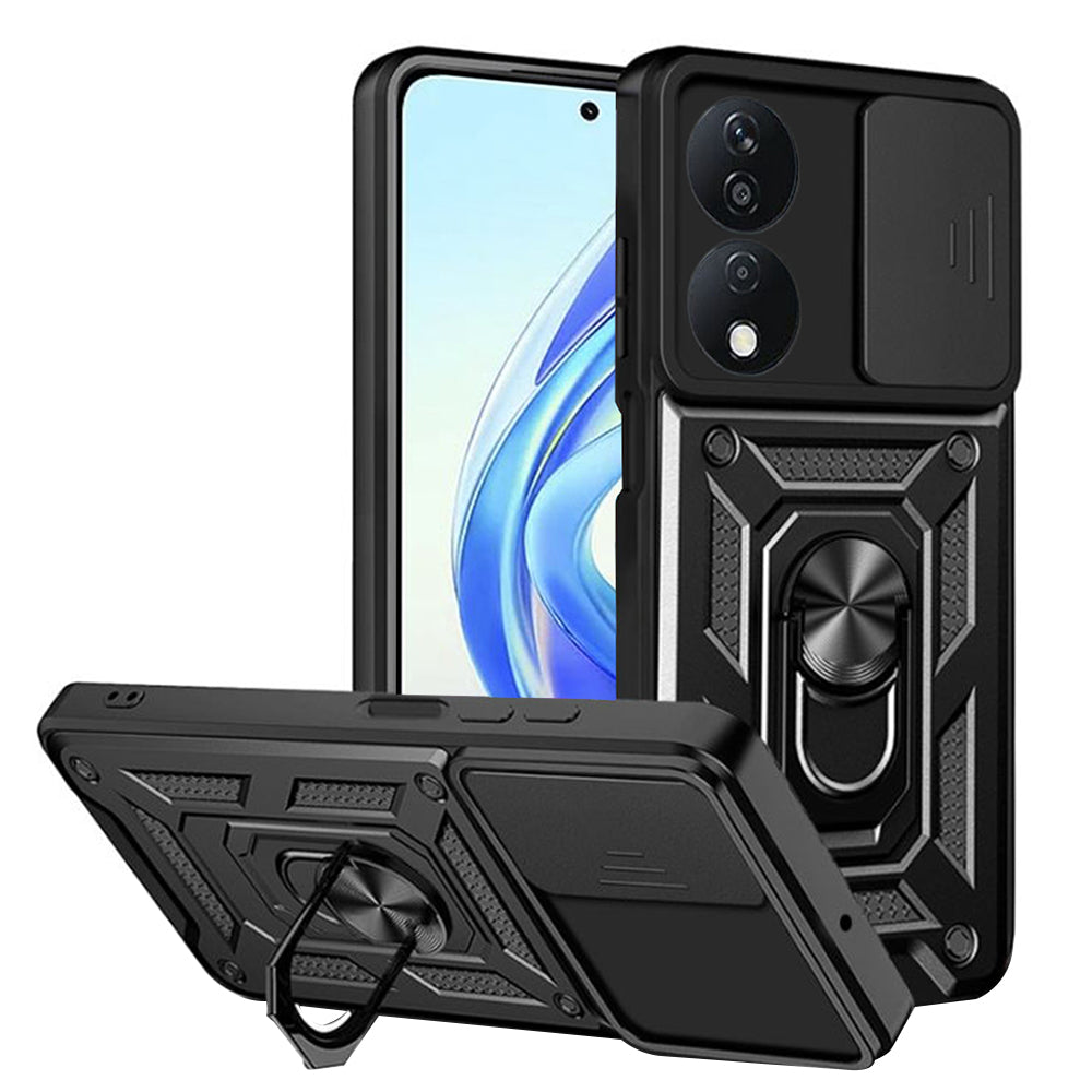 Maska za Honor X7b 5G / 90 Smart / X7b 4G, Techsuit, CamShield, Crna