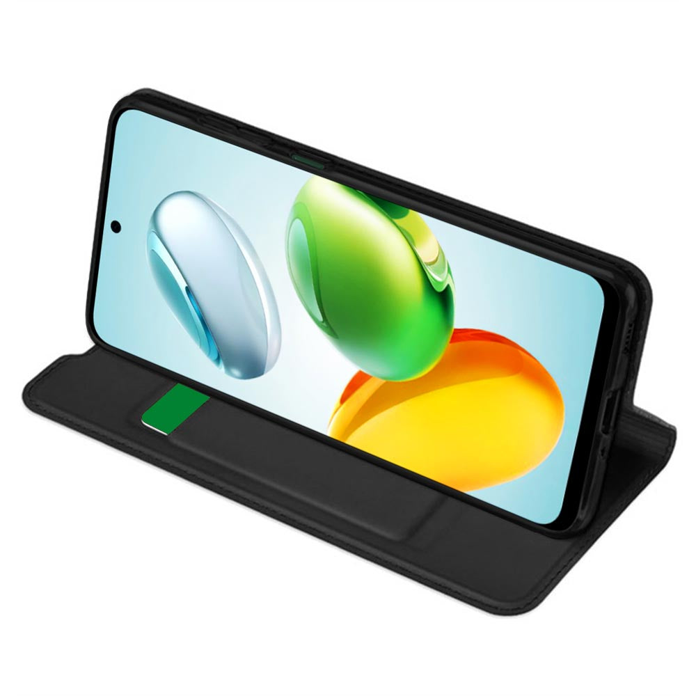 Futrola za Honor X7c / 200 Smart, Techsuit, Magskin Book, Crna