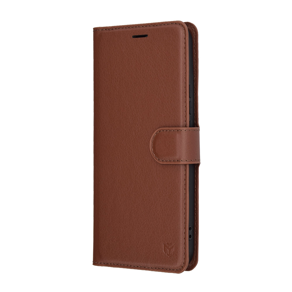 Futrola za Honor X8c, Techsuit, Kožna Folio, Smeđa